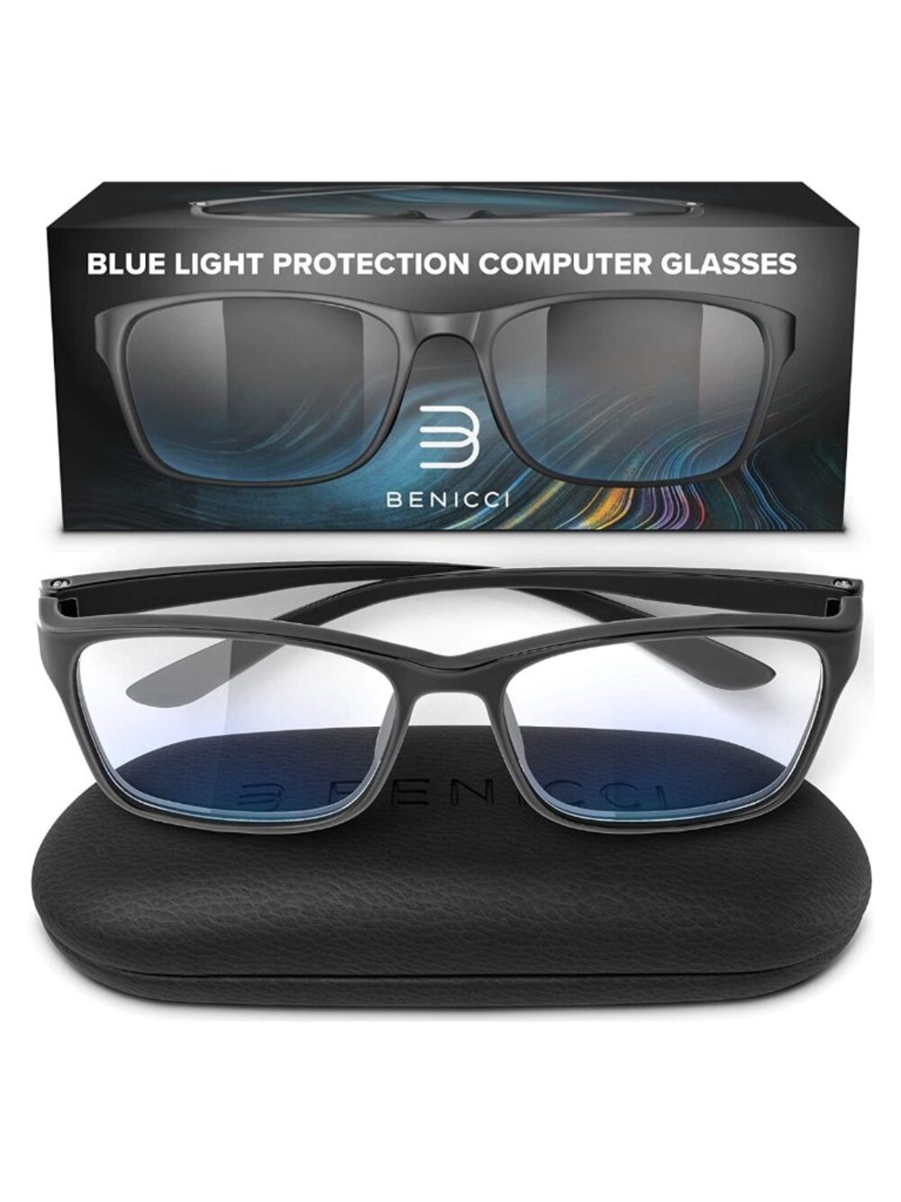 Blue Light Blocking Computer Glasses TR90 Frame Full Rim Unisex